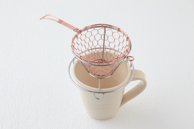 大丸福岡天神店 京都展 手編みコーヒードリッパー