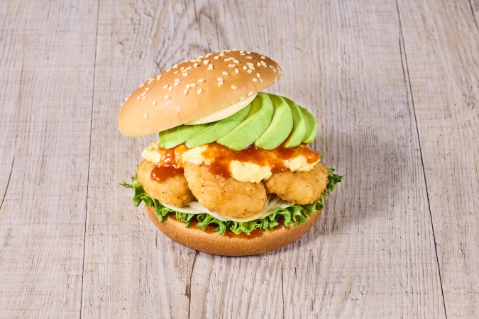 フレッシュネスバーガー　アボカドシュリンプバーガー ～ホットソース～