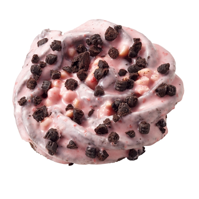 ファミリーマート　ピンクなブラックサンダー　クッキードーナツ（いちご）