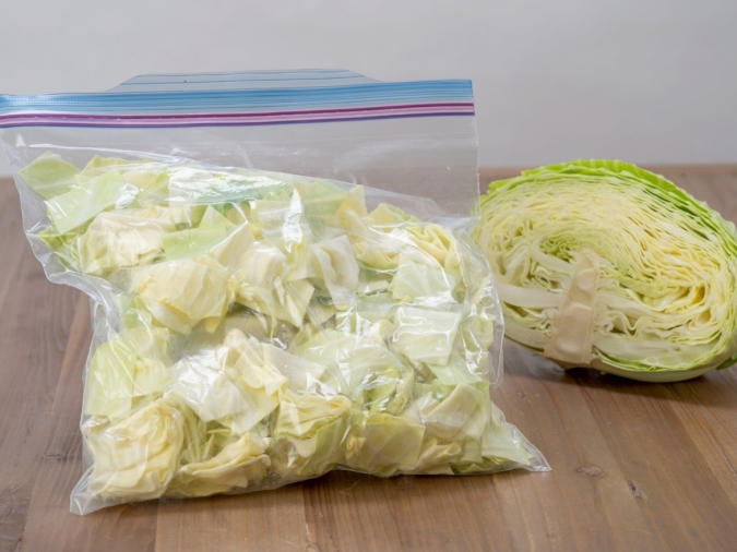 キャベツ　保存方法　カット　冷蔵　冷凍