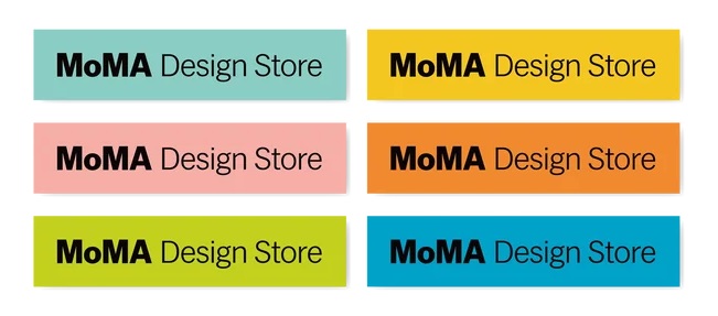 MoMA Design Store 福岡　ロゴデザインステッカー