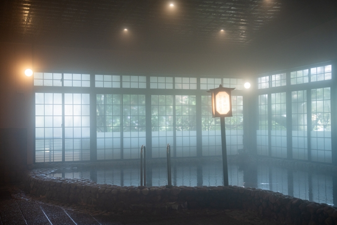 福岡　二日市温泉　大丸別荘　大浴場