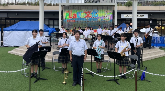 ららぽーと福岡　4周年祭　沖学園高等学校 吹奏楽部