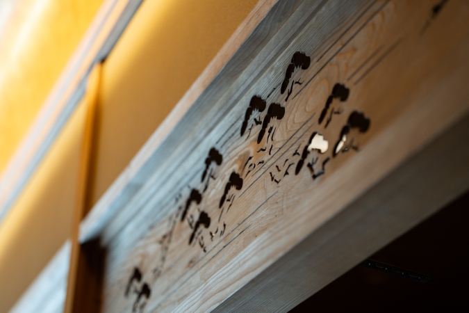 福岡　二日市温泉　大丸別荘　欄間