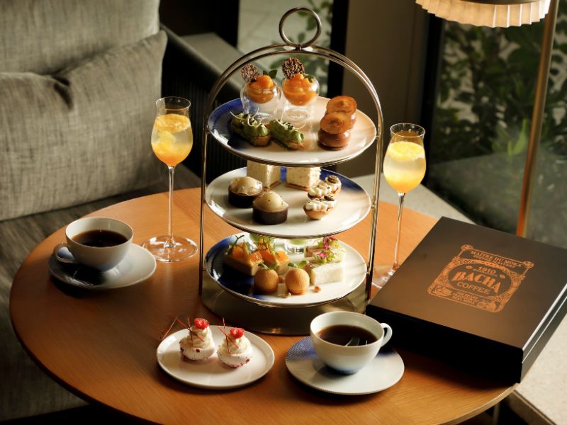 ザ・リッツ・カールトン福岡　バシャコーヒー　アフタヌーンティー