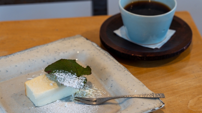喫茶 陶花 チーズケーキ