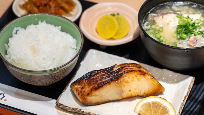 はかた天乃 KITTE 博多店 銀ダラ味噌定食
