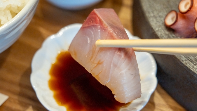 米と魚 ヒラマサ