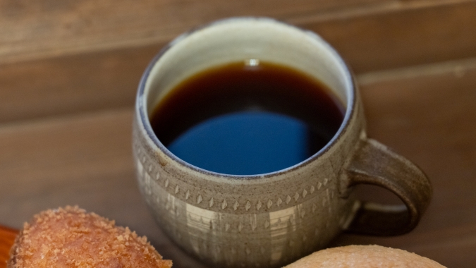 珈琲とパンふたつ コーヒー