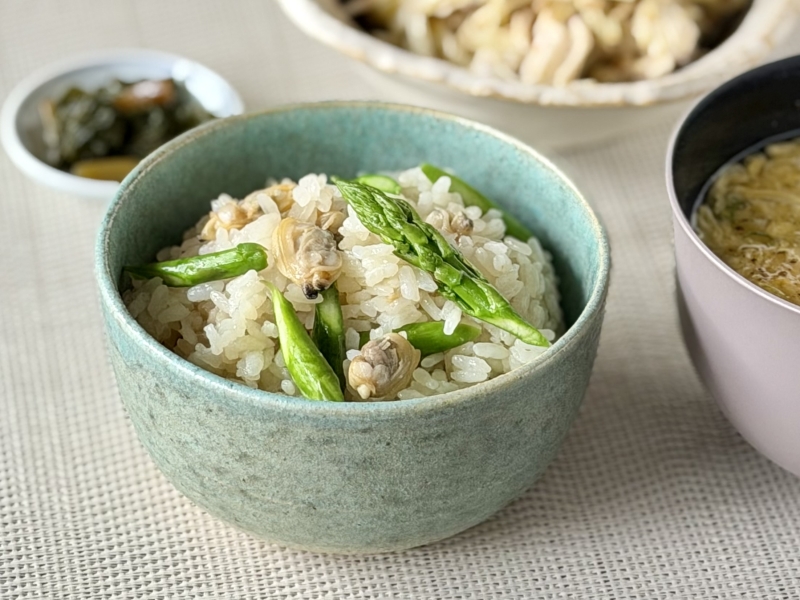 アスパラ炊き込みご飯