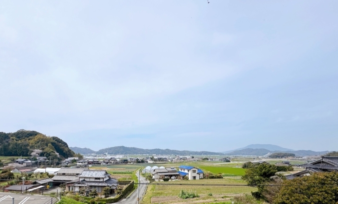 糸島ハローブルワリー　展望台からの景色