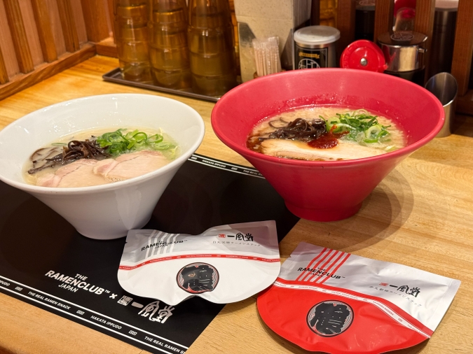 博多一風堂ラーメンとラーメンスナック