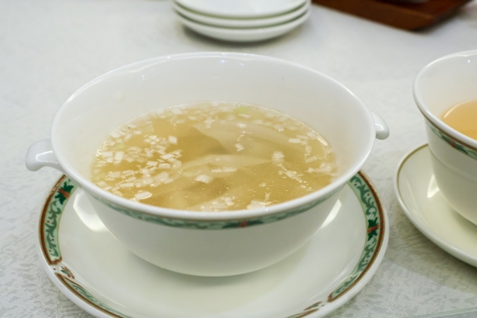 中国料理 桃花林　ワンタンスープ