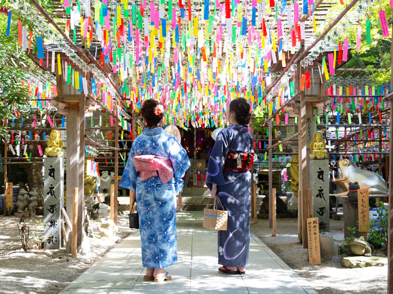 如意輪寺　小郡　かえる寺　風鈴まつり