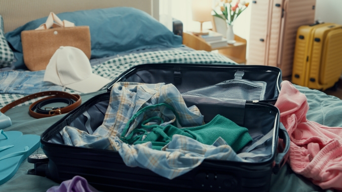 スーツケース　片づけ　