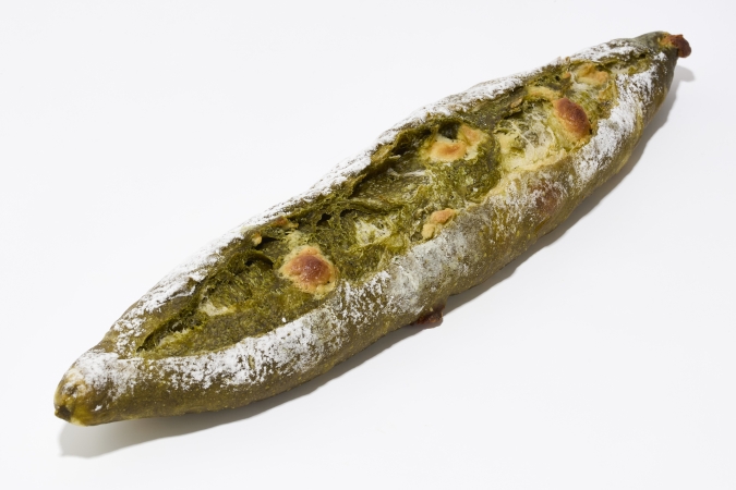 ブールアンジュ　抹茶とホワイトチョコのバゲット