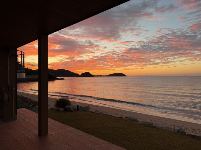 糸島ヴィラSAND　グリル付きテラス