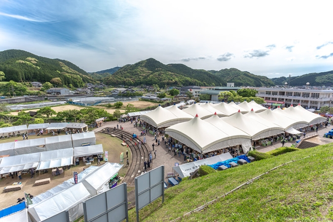 会場　俯瞰　波佐見