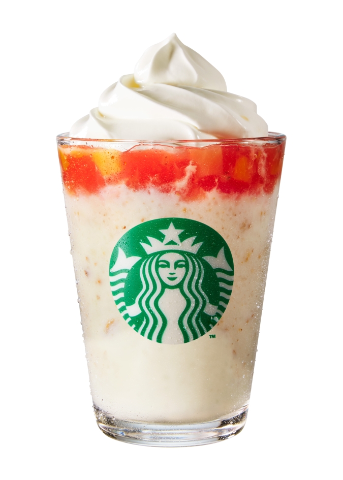 スターバックス　THE フラペチーノ® of フルーツ‐オン‐トップ‐ヨーグルト with クラッシュ ナッツ