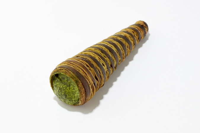 ブールアンジュ　クロワッサンコロネ　抹茶マーブル