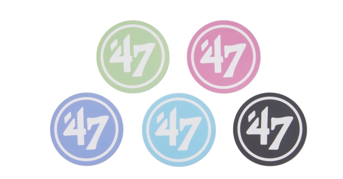 「’47（フォーティーセブン）」帽子　キャップ　ステッカー