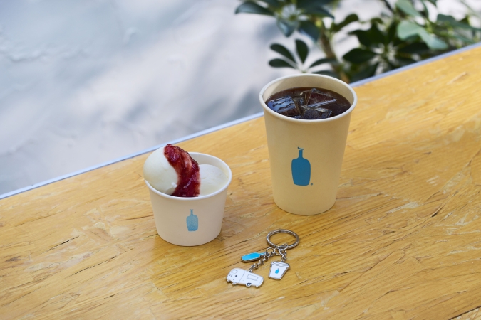 ブルーボトル コーヒートラック　キーチェーン　ミルクアイスクリーム　アウトドア ブレンド