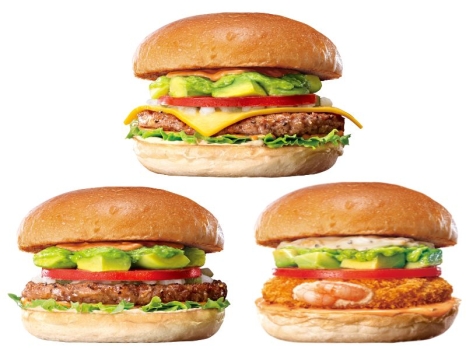 ゼッテリア「アボカドフェア」新作バーガー3種