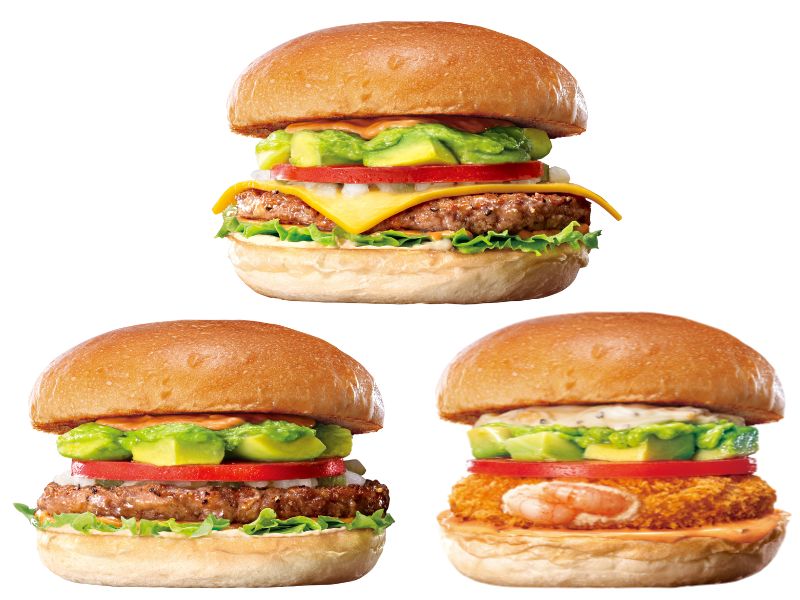 ゼッテリア「アボカドフェア」新作バーガー3種