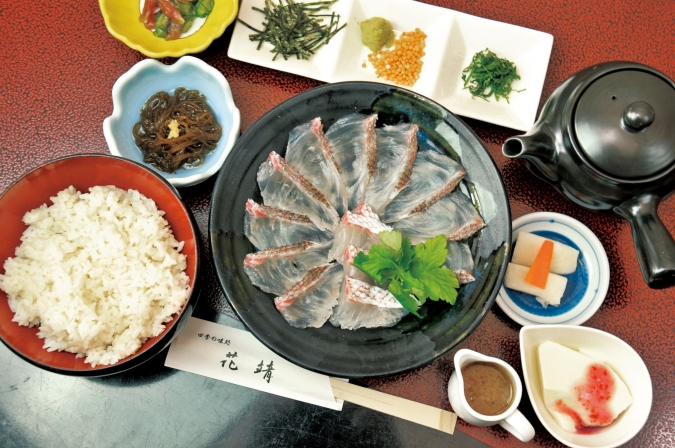 「第16弾ふくつの鯛茶づけフェア」四季の味処 花靖（はなしょう）