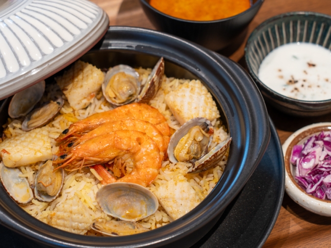 クボカリー薬院店 ビリヤニ堂 海鮮ビリヤニ