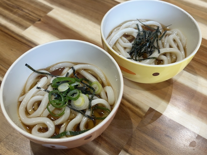 笑顔が見たいから 子どもうどん