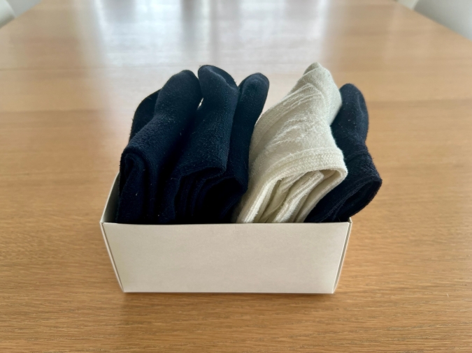 靴下収納　　こんまり流片づけ　