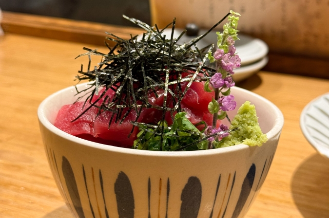 いとおかし　まぐろ飯アップ　魚ト肴 いとおかし