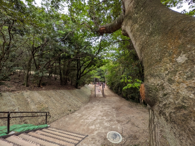 東平尾公園大谷広場　ターザンロープ