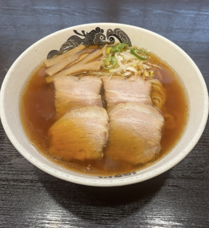 醤油らーめん　食堂はせ川　「東北物産大会」