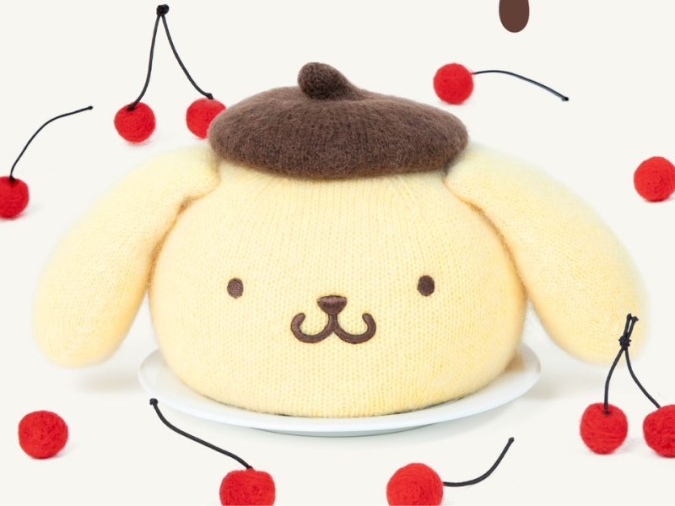 CA4LA ポムポムプリンコラボ　POMPOMPURIN 30th Anniv. × CA4LA FACE HAT
