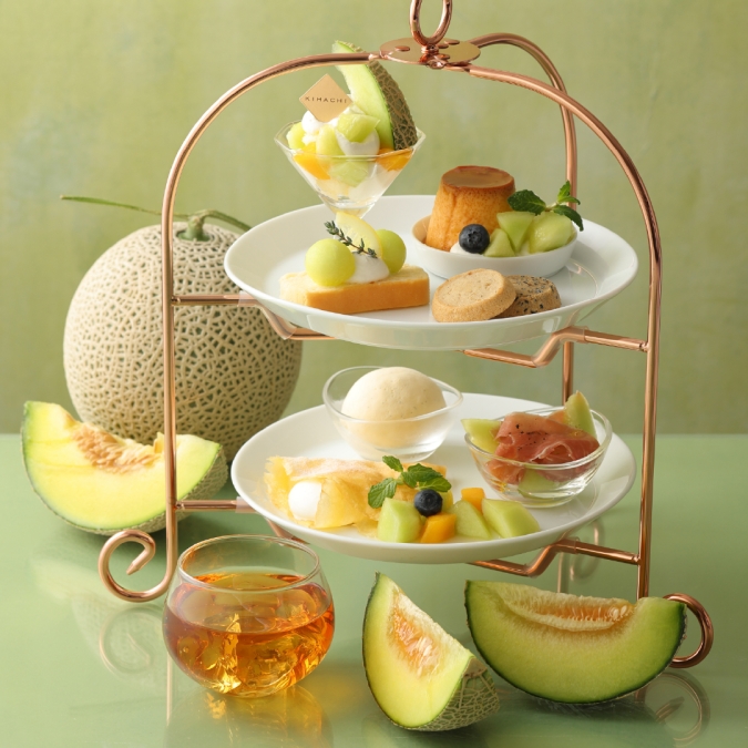 キハチカフェ　季節のAfternoon Tea Set