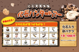ダイナソーアドベンチャーツアー　化石発掘体験