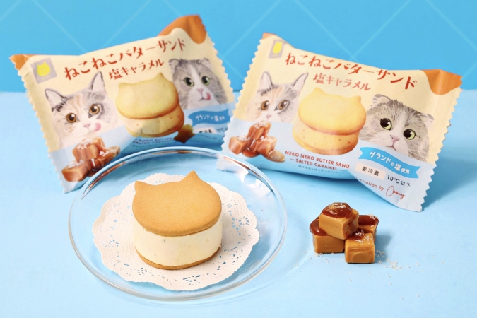 ねこねこ　ねこねこバターサンド～塩キャラメル～