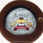 CA4LA ポムポムプリンコラボ POMPOMPURIN 30th Anniv. × CA4LA BERET 裏地