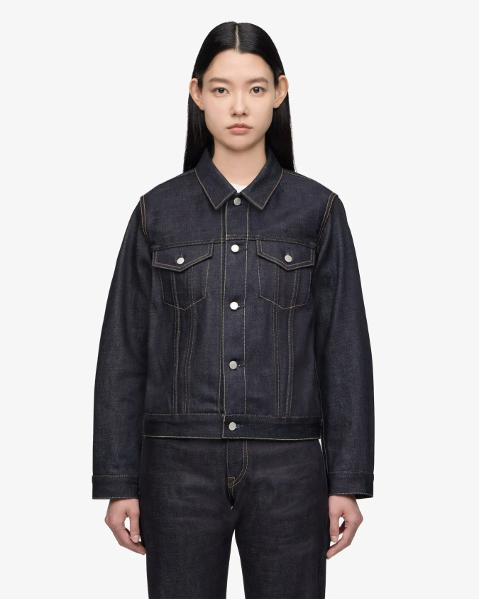 #013 STANDARD DENIM JACKET WOMEN'S 14.7oz