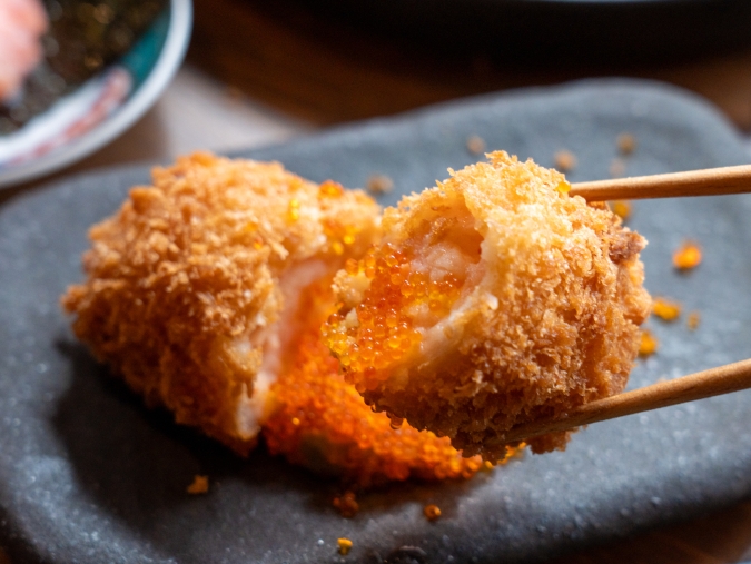 大衆炉端 こめろまん。 贅沢カニコロ
