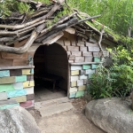 西部運動公園 木製小屋