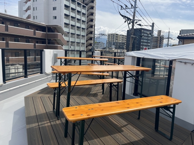 SUNNY SIDE DINER（サニーサイドダイナー）屋上テラス席