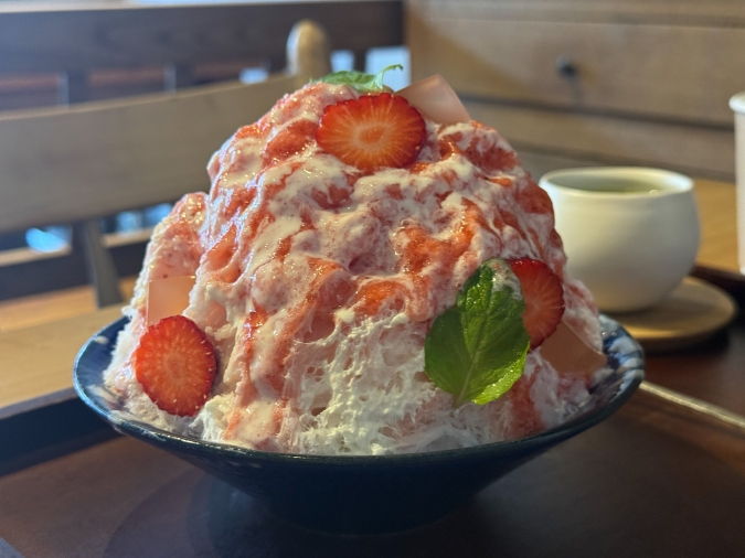 白翠かき氷正面