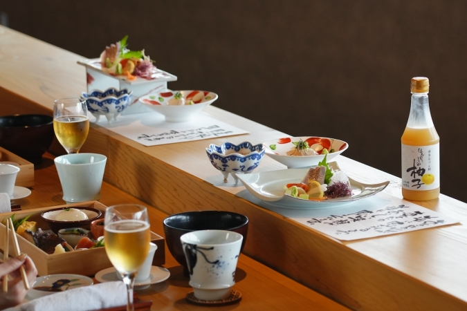 THE SHIKAKA HOTEL & RESORT ぶどうの樹　鮨カウンター