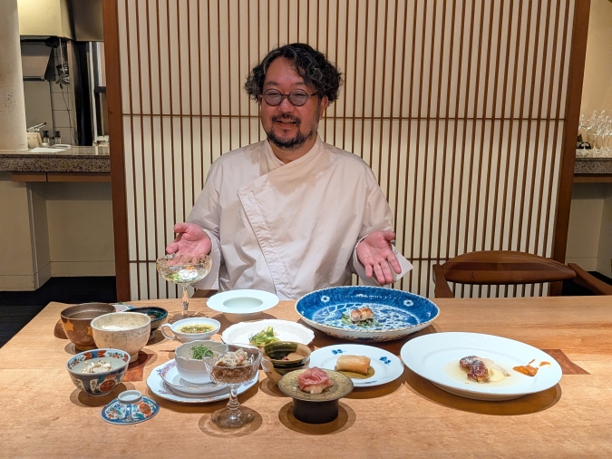ソチョン シンセンス　西村シェフとコース料理