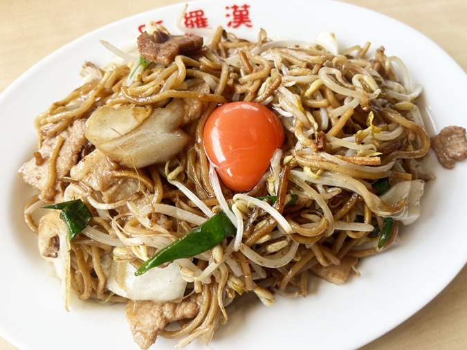 阿羅漢　太宰府　焼きそば蘭王のせ