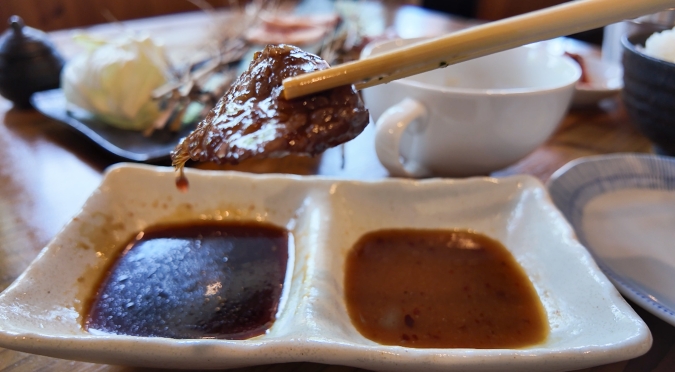 焼肉大ちゃん田村店 お肉を食べる
