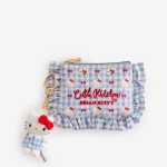 【Cath Kidston × Hello Kitty】　【Cath Kidston × Hello Kitty】フリルティッシュポーチ＆マスコットチャームセット